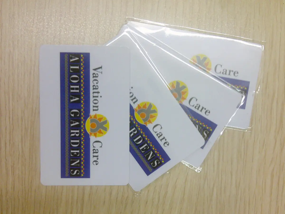 Aloha Gardens Tarjetas PVC